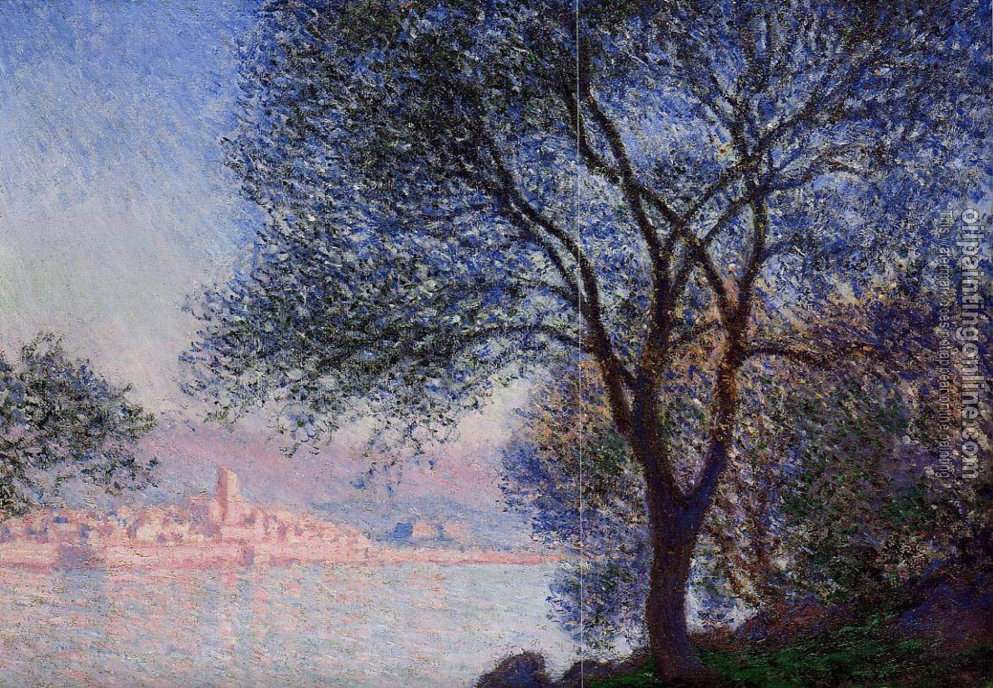 Monet, Claude Oscar - Antibes Seen from the Salis Gardens